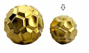 Bola ouro Aztec menor 10,5cm