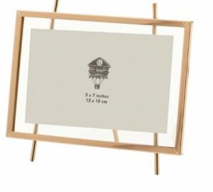 Moldura em metal Dourada