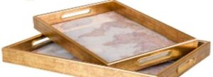 Tabuleiro mundo MDF/Vidro